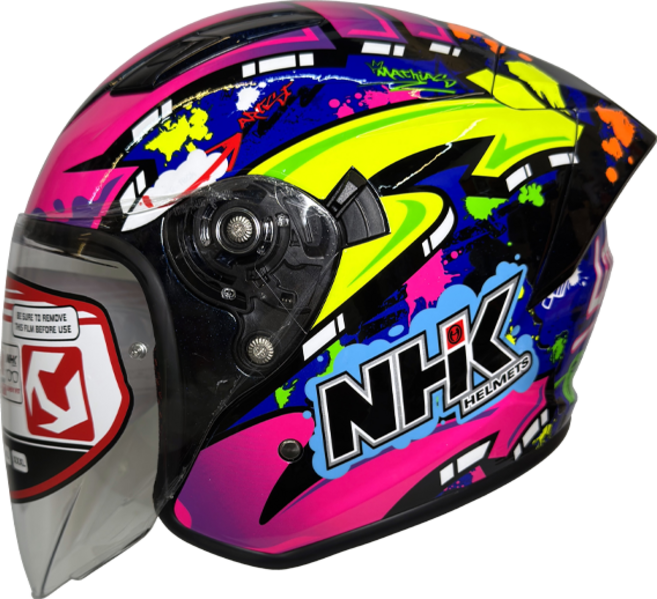 NHK S1 GP PRO MT18 Mathias Tamburini 內藏墨片半罩式安全帽, MT18(Mathias Tamburini)