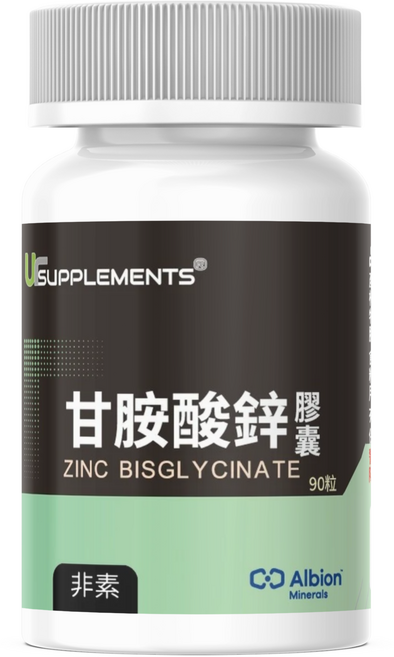UrSUPPLEMENTS 甘胺酸鋅膠囊, 33g, 1個