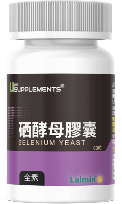 UrSUPPLEMENTS Lalmin硒酵母200mcg, 1個, 60顆