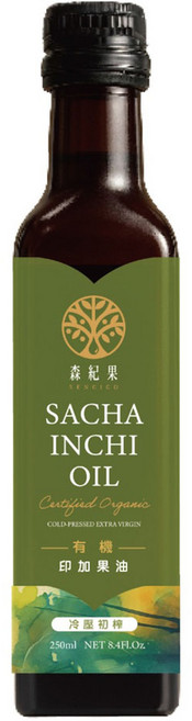 SENGIGO 冷壓初榨印加果油, 1個, 250ml