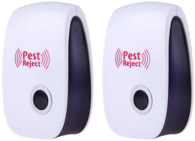 Pest Reject 超音波驅蚊驅鼠器, 白色2個, 2個