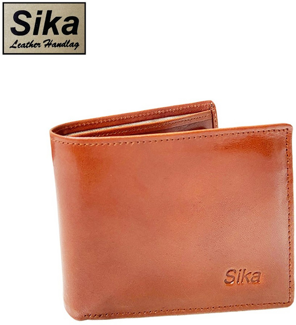 Sika 真皮義大利牛皮男用皮夾 A8272-01