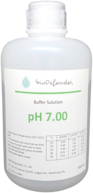 BioDefender 緩衝液 pH 7.00 500 ml, 1個, 500ml