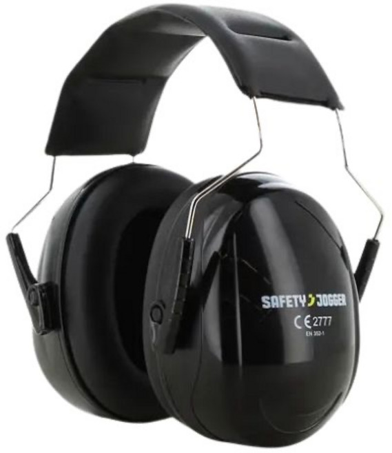 Safety Jogger Etosha II 降噪31dB 輕量軟墊耳罩, 黑色, 1個