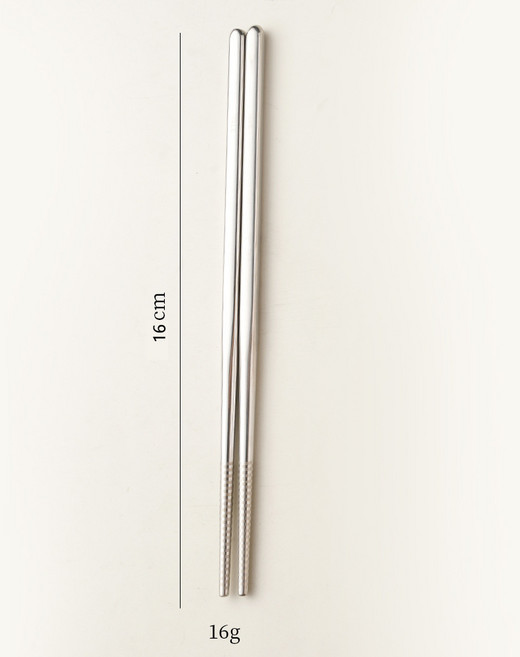卡通汽車兒童防滑訓練筷, 316不鏽鋼筷子 16cm, 1個
