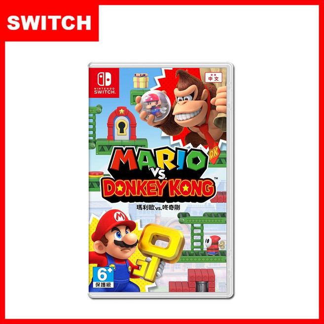 【全新現貨】 任天堂 SWITCH 瑪利歐 vs. 咚奇剛 台灣公司貨 中文版, 酷澎下單