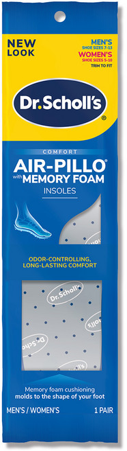 Dr. Scholl's 爽健記憶泡棉 男女通用舒適減壓防臭鞋墊