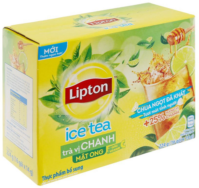 Lipton 檸檬風味冰茶 195g(15入), 1個, 一盒(15入*13g)