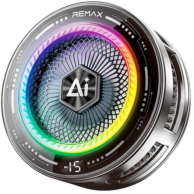 REMAX AI智慧溫控半導體手機散熱器, 1個, RT - F14 - 黑色