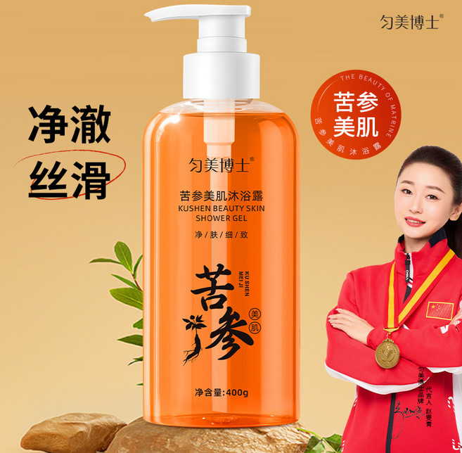 勾美博士 苦參美肌沐浴露, 400g:無規格, 1個