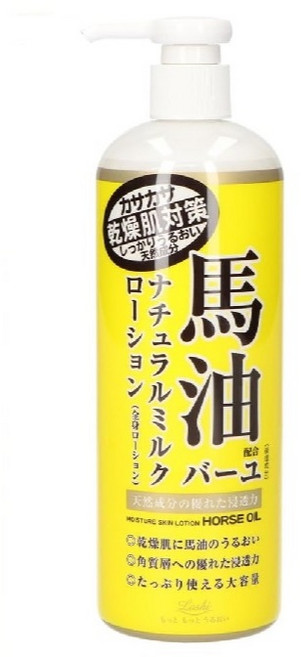 Loshi 馬油保濕身體乳液, 1個, 馬油保濕身體乳液按壓款-485ml