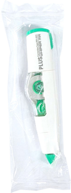 PLUS普樂士 WH-606 WH-605 智慧型滾輪修正帶, 1個, 48-827 綠(裸裝)5mm*6M一入, 綠