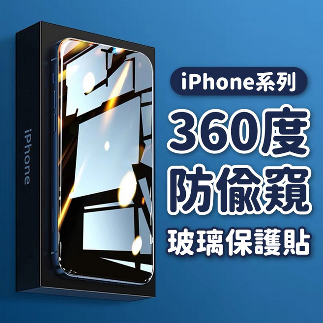 iPhone 玻璃保護貼 360度防偷窺, 1個, 360度防偷窺,16pro/17