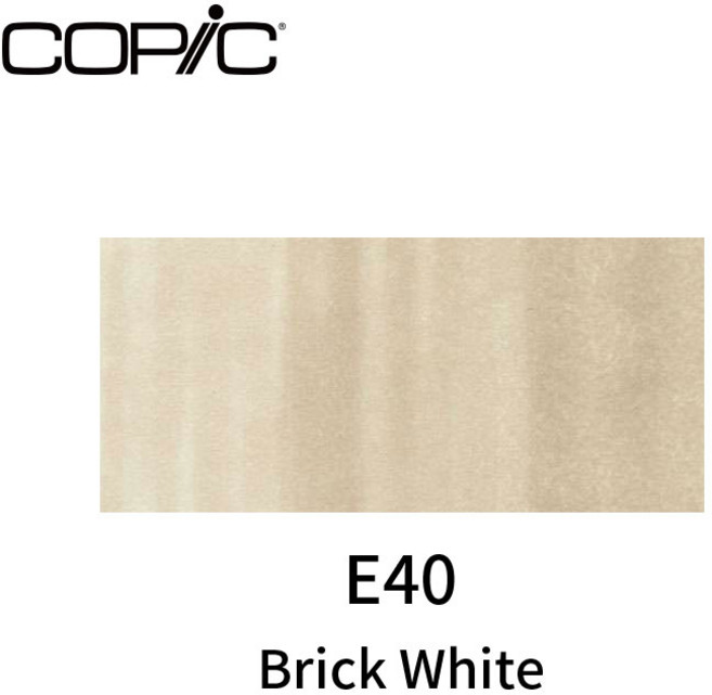 COPIC 酒精性雙頭麥克筆, 茶色系 E40, 1個