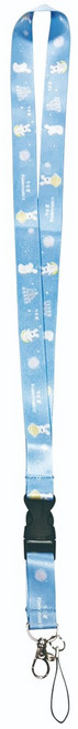 Sonnig 多功能識別證帶 掛頸繩 手機吊繩 悠遊卡證件繩, 1個, RBB001035-1 藍宇兔