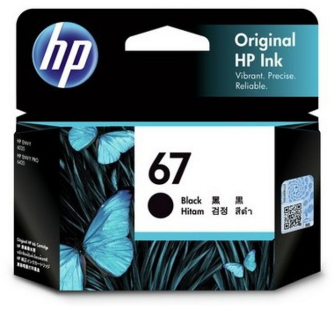 HP 惠普 67 原廠墨水匣 3YM56AA 3YM55AA DeskJet 1212 2821 4220 適用, 黑色, 1個