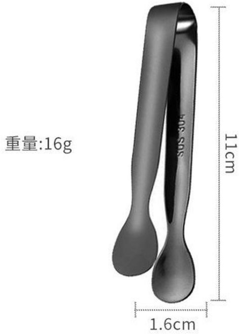 304不鏽鋼冰夾 多功能酒吧冰塊夾, 1個, 304ml