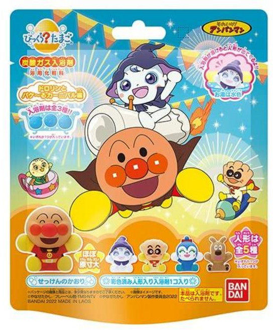 麵包超人 ANPANMAN 公仔沐浴球 泡澡球, 75g, 1個