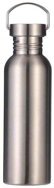 Leno 316不鏽鋼單層水壺 大容量便攜水杯, 本色, 1套, 750L