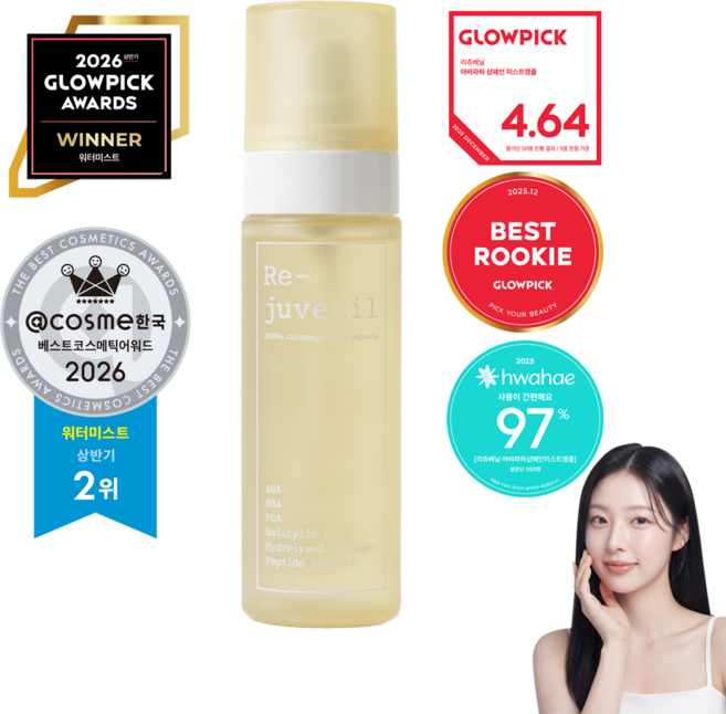 리쥬베닐 아바파하 샴페인 미스트앰플, 1개, 80ml