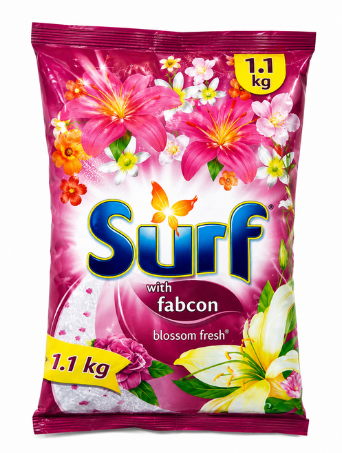 Surf 洗衣粉 blossom fresh, 1kg, 1個