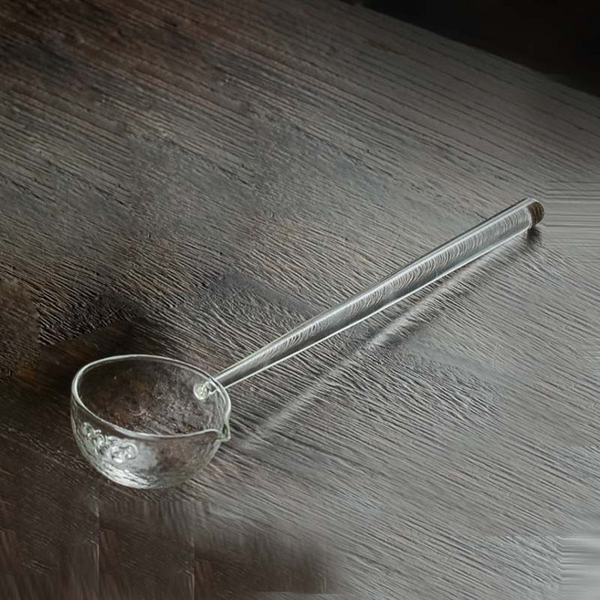 日式玻璃泡茶器套裝 450ml容量, 勺子, 1套, 如圖
