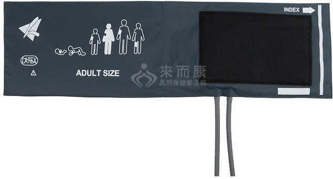 來而康 隆羽成人血壓壓脈帶 雙管包布組, 1個, EL1-LY701101-03 販售內容不含血壓計主機