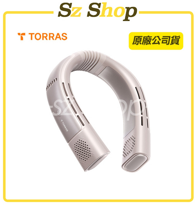 TORRAS COOLiFY 2S Pro 旗艦AI智慧頸掛冷暖風扇, 2S Pro 沙杏白, 沙杏白
