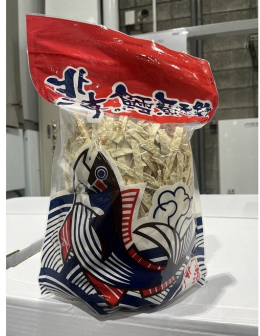 北海鱈魚香絲 特大包裝600公克夾鍊袋設計, 1個, 600g