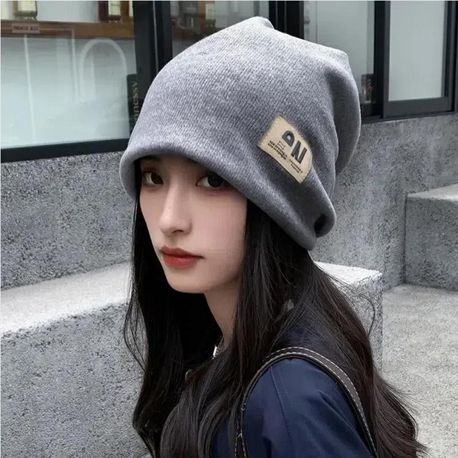 good 帽男女大頭圍冷帽大碼大號寬鬆頭套秋冬加絨保暖針織毛線帽子