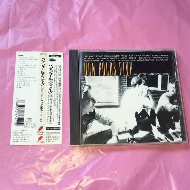 BEN FOLDS FIVE《WHATEVER AND EVER AMEN》搖滾CD, 1個