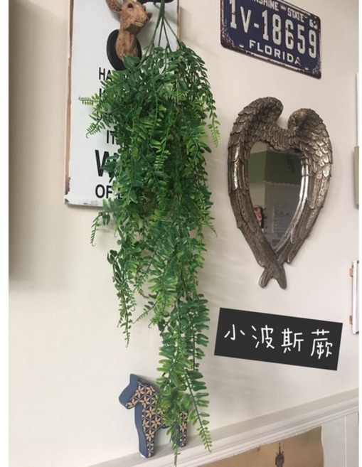 小波斯蕨 藤蔓 壁掛 85公分 仿真植物, 1個, 小波斯蕨(約85公分)