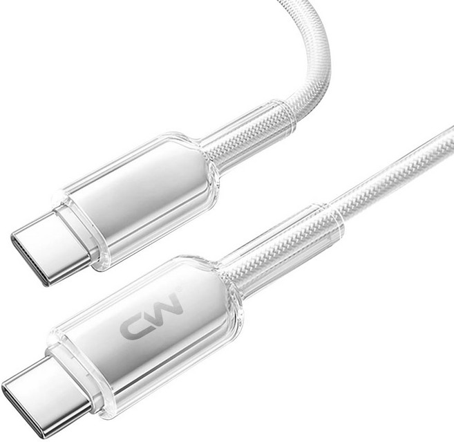 PD冰晶編織充電線 Type C USB Lightning 編織線 數據線, Type C對USB編織線, 1個, 1m