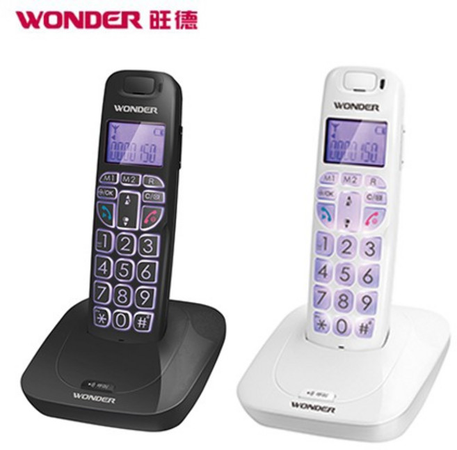 WONDER 旺德 DECT數位無線電話 WT-D05, WT-D05(白)