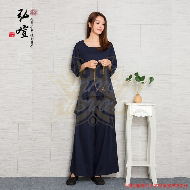 弘喧 禪意女套裝 棉麻 寬鬆