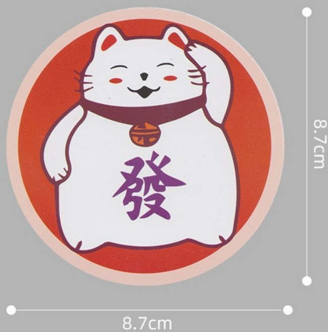 春聯磁鐵冰箱貼 造型磁鐵 新年裝飾, 發(招財貓)