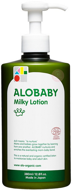 ALOBABY 寶寶牛奶潤膚乳液, 1個, 380ml重量瓶 / 1112