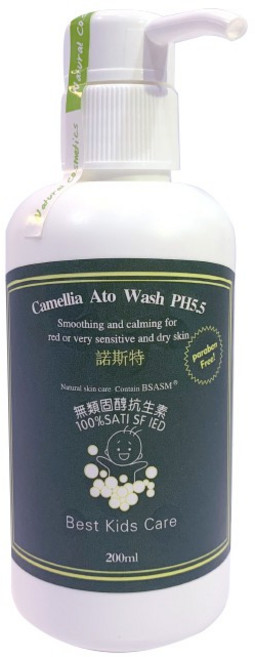韓國 NoSte 諾斯特 山茶花洗臉沐浴兩用乳200ml, 1個