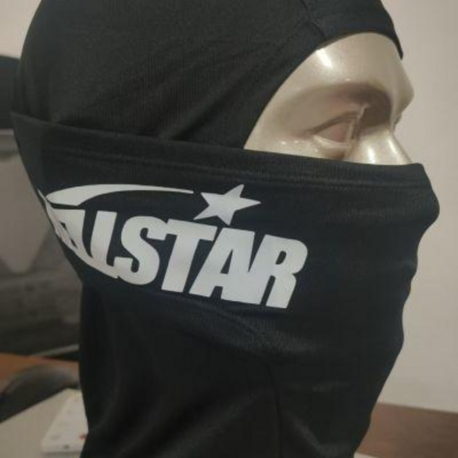 ALLSTAR 頭套巴拉克拉法帽面罩 街頭嘻哈 騎行, 1個, 頭套巴拉克拉法帽面罩歐美明星同款街頭嘻哈