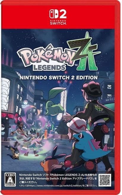 Switch2 寶可夢傳說 Z-A 中文版, 日文封面 中文版