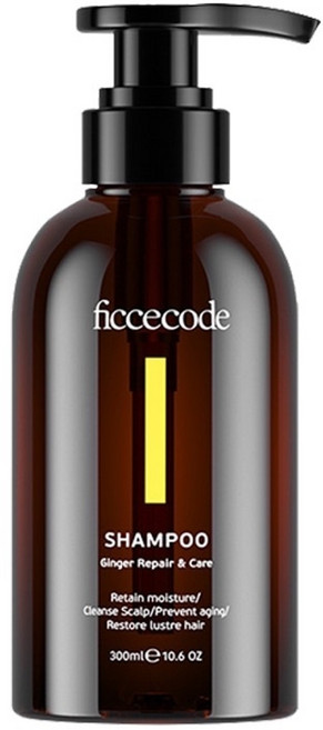 FicceCode 生薑洗髮精 贈專用洗頭刷, 1個