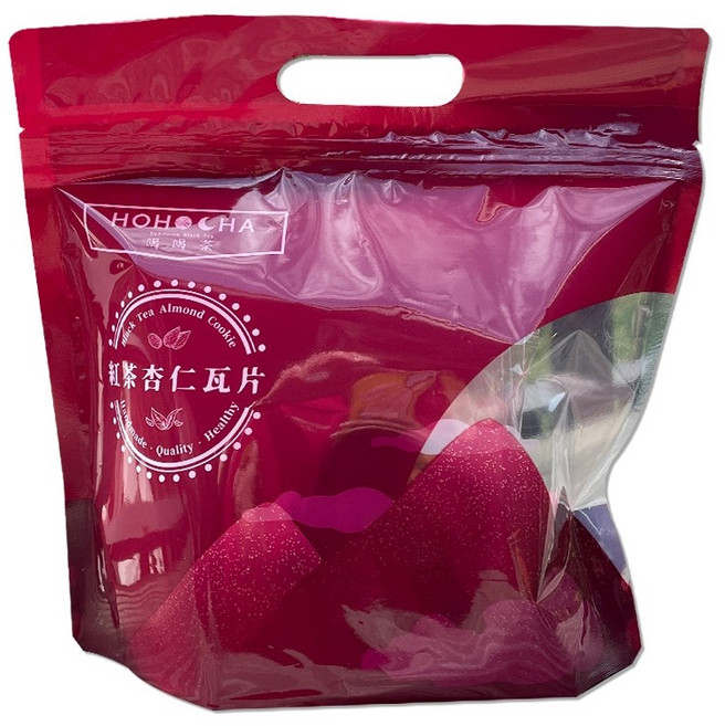 HOHOCHA喝喝茶 紅茶杏仁瓦片 手工餅乾 80g, 1個, 日月潭紅茶杏仁瓦片80g