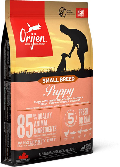 Orijen 歐睿健 小型犬無穀飼料 4.5KG, 1個, 4.5KG鮮雞小型幼犬