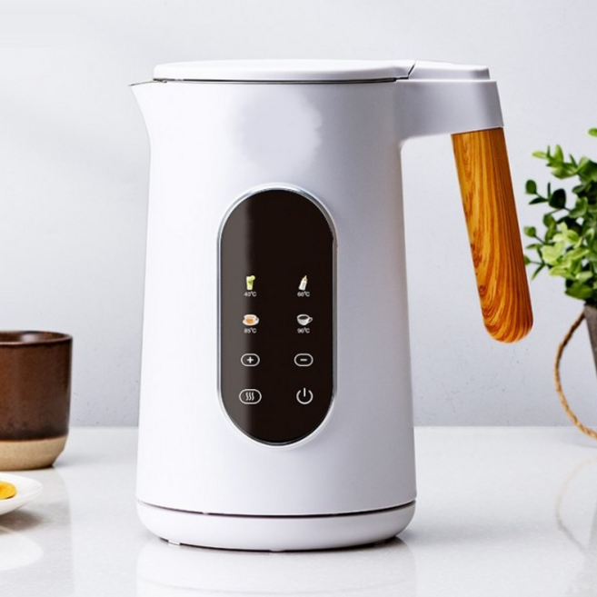 鍋寶智能溫控快煮壺1.8L大容量 快煮壺 電熱水壺, 白色