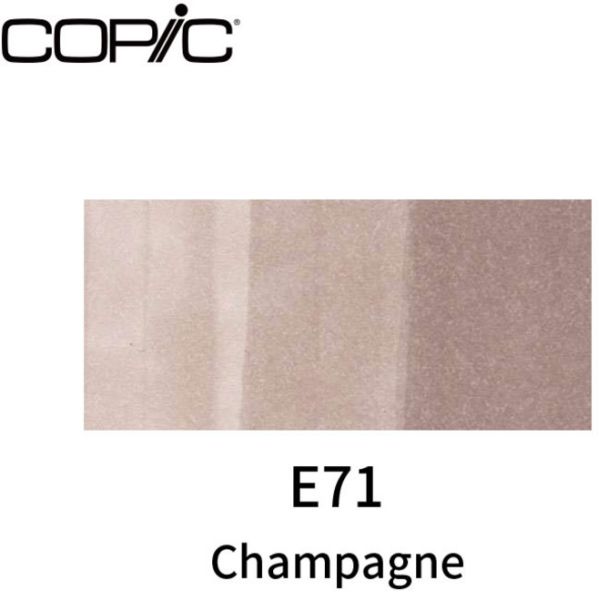 COPIC 酒精性雙頭麥克筆, 茶色系 E71, 1個