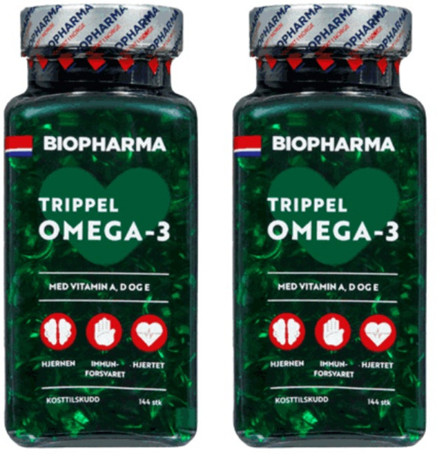 Isbjorn 挪威北極熊 三倍濃縮Omega-3魚油膠囊, 1套, 288