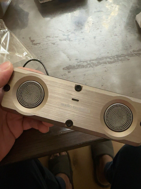 Audio-Technica 鐵三角 AT-SP5 便攜音箱 雙喇叭, 1個