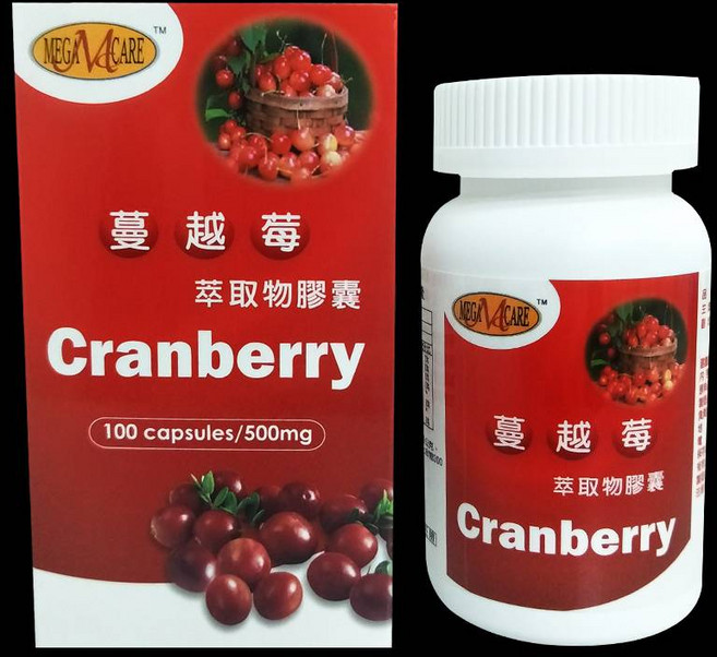 MEGA CARE 蔓越莓萃取物膠囊, 50g, 100個