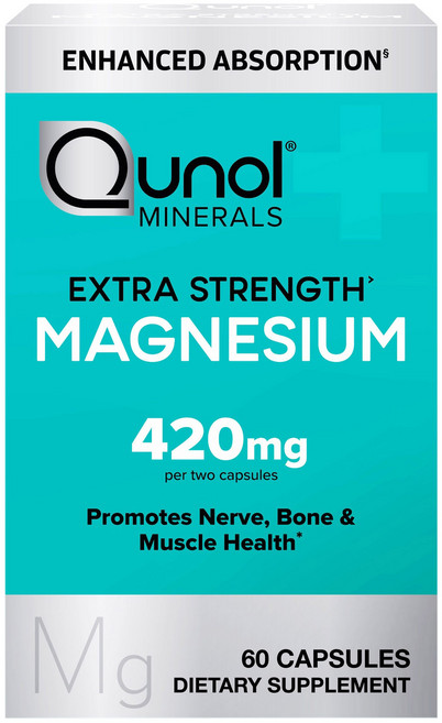 Qunol 特強鎂 420毫克膠囊, 1個, 60錠