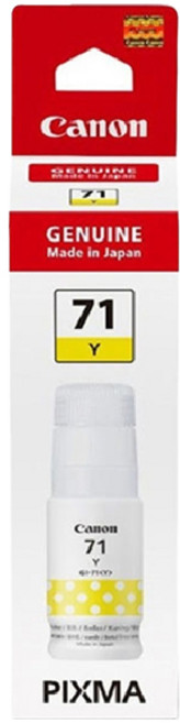 CANON GI-71 原廠連供墨水 GI71 適用 G2730 G3730 G3770 G3780 G4770, 1個, GI-71 黑色135ml 彩色70ml,黃色盒裝, 黃色盒裝